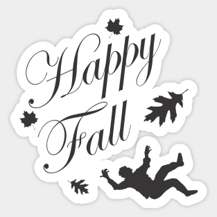 Happy fall Sticker